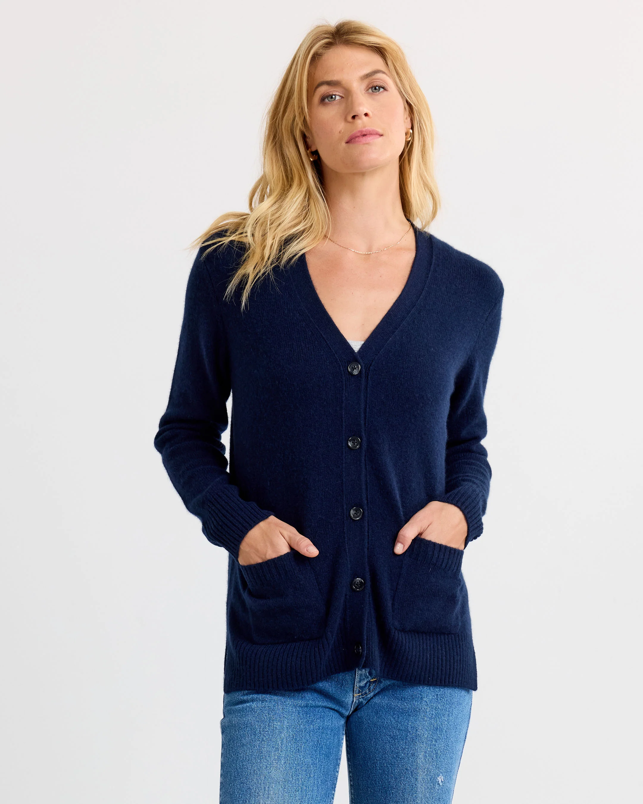 Cashmere Boyfriend Cardigan - Image 2