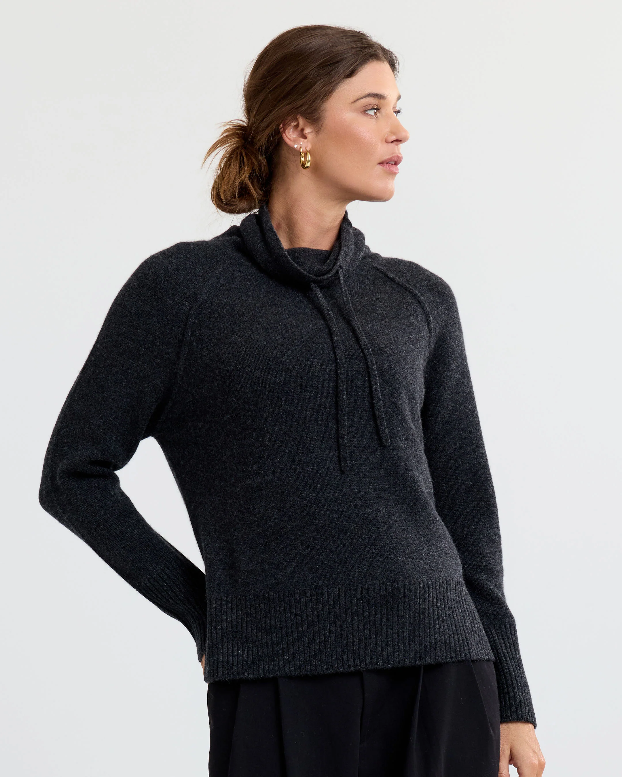 Cashmere Drawstring Funnel - Image 4
