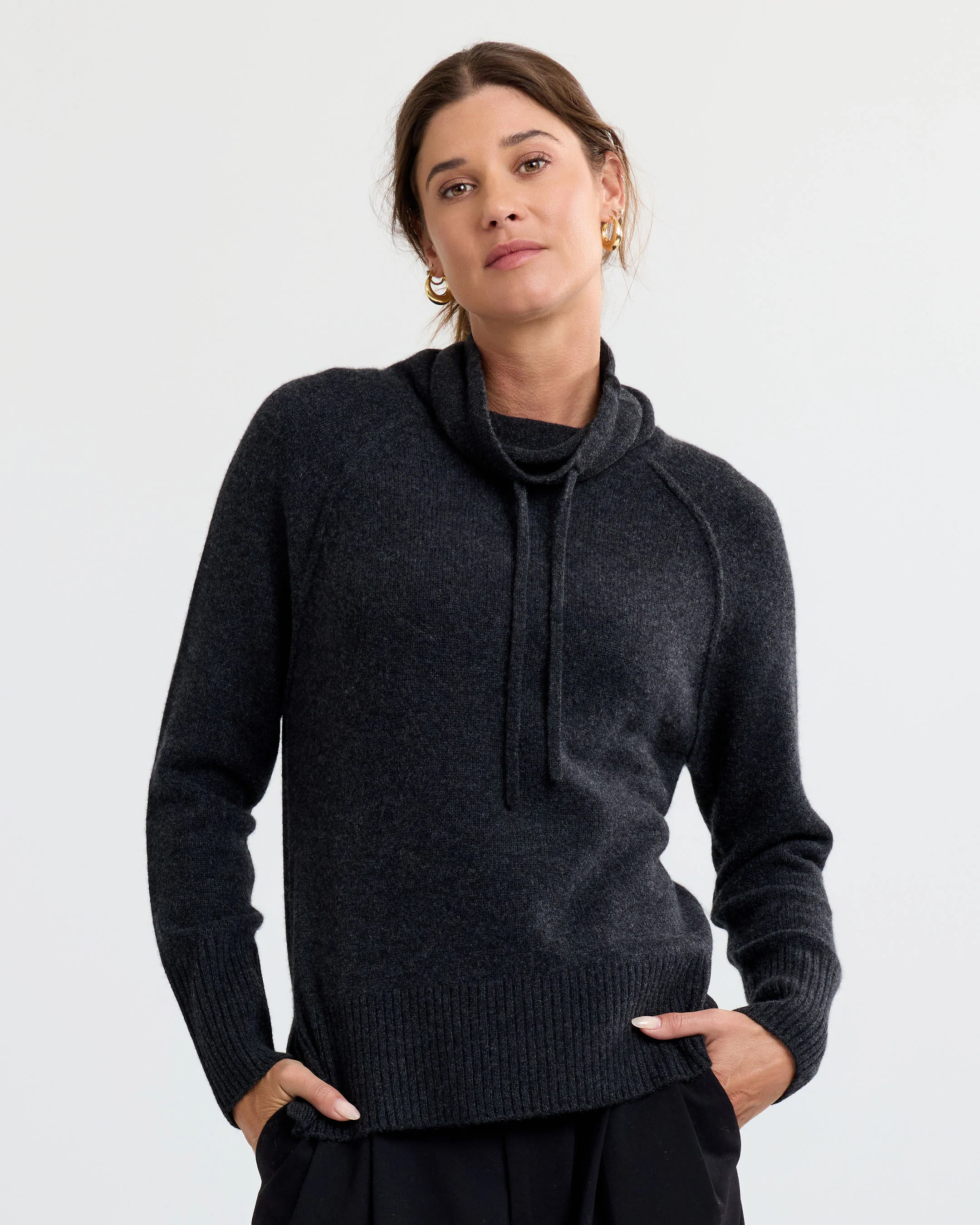 Cashmere Drawstring Funnel - Image 5