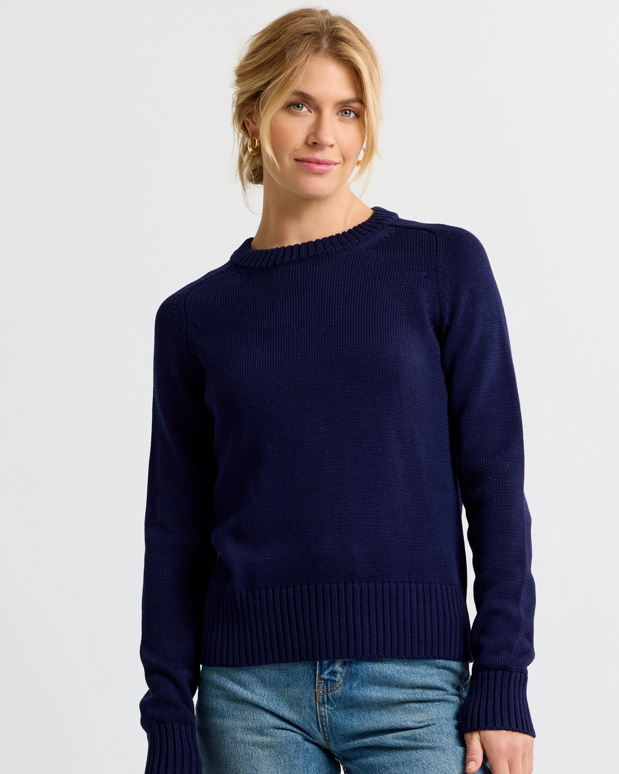 Cotton Silk Crew