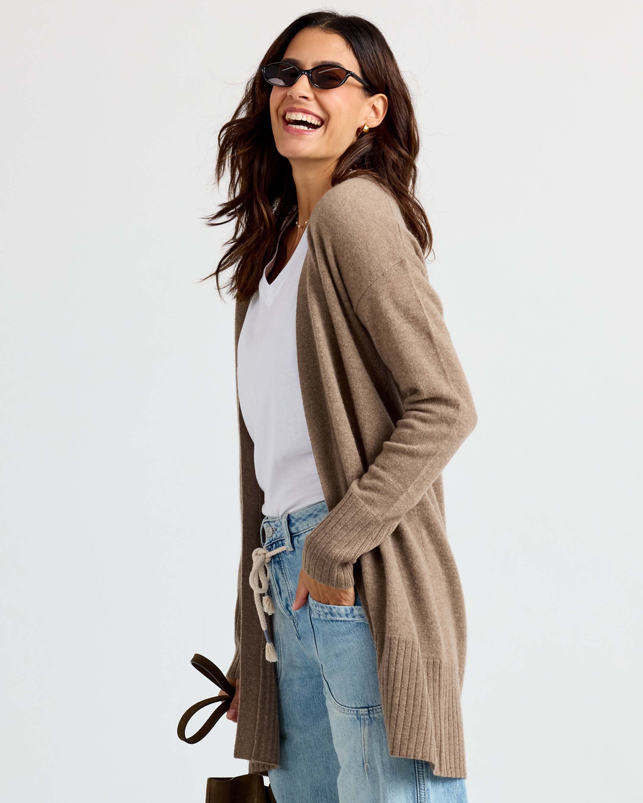 Long Cashmere Cardigan - Image 3