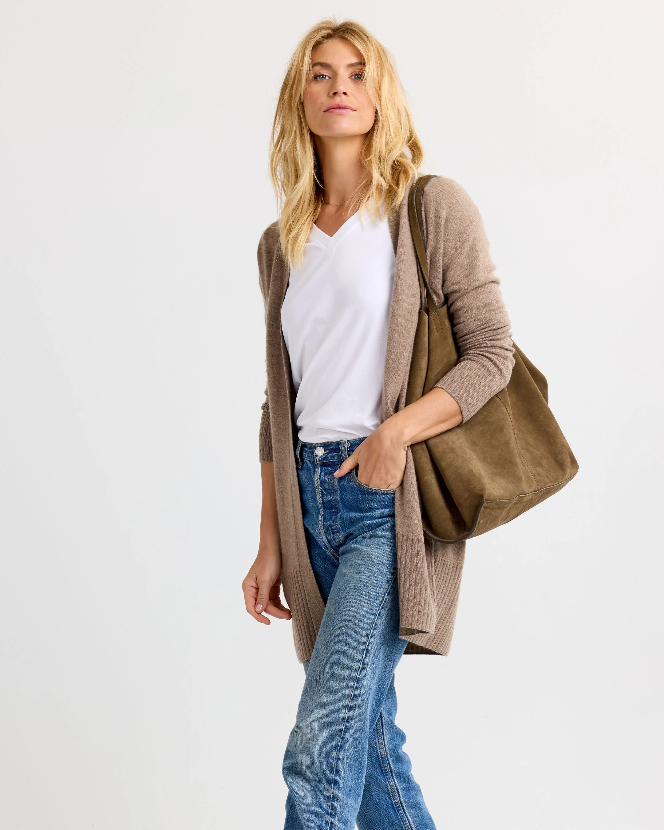 Long Cashmere Cardigan - Image 4