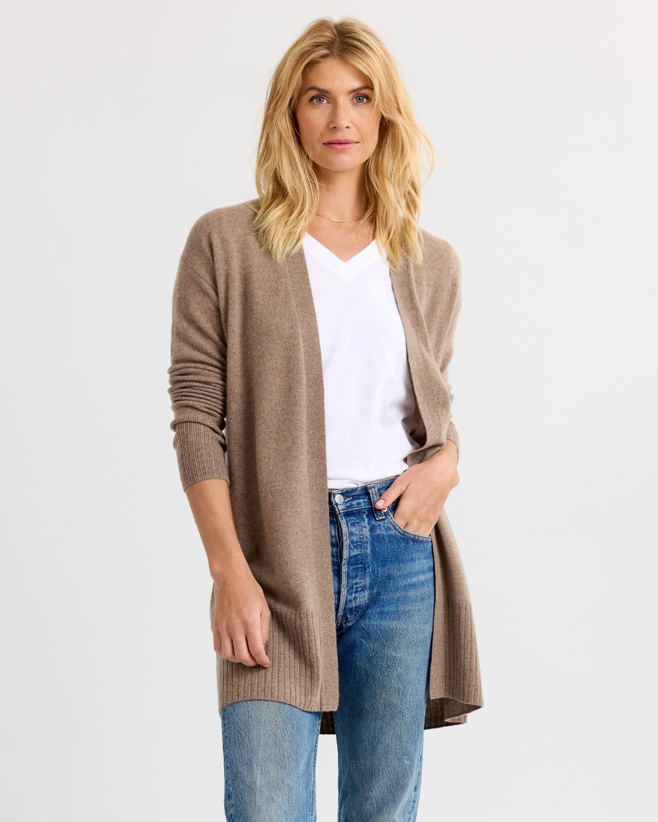 Long Cashmere Cardigan - Image 5