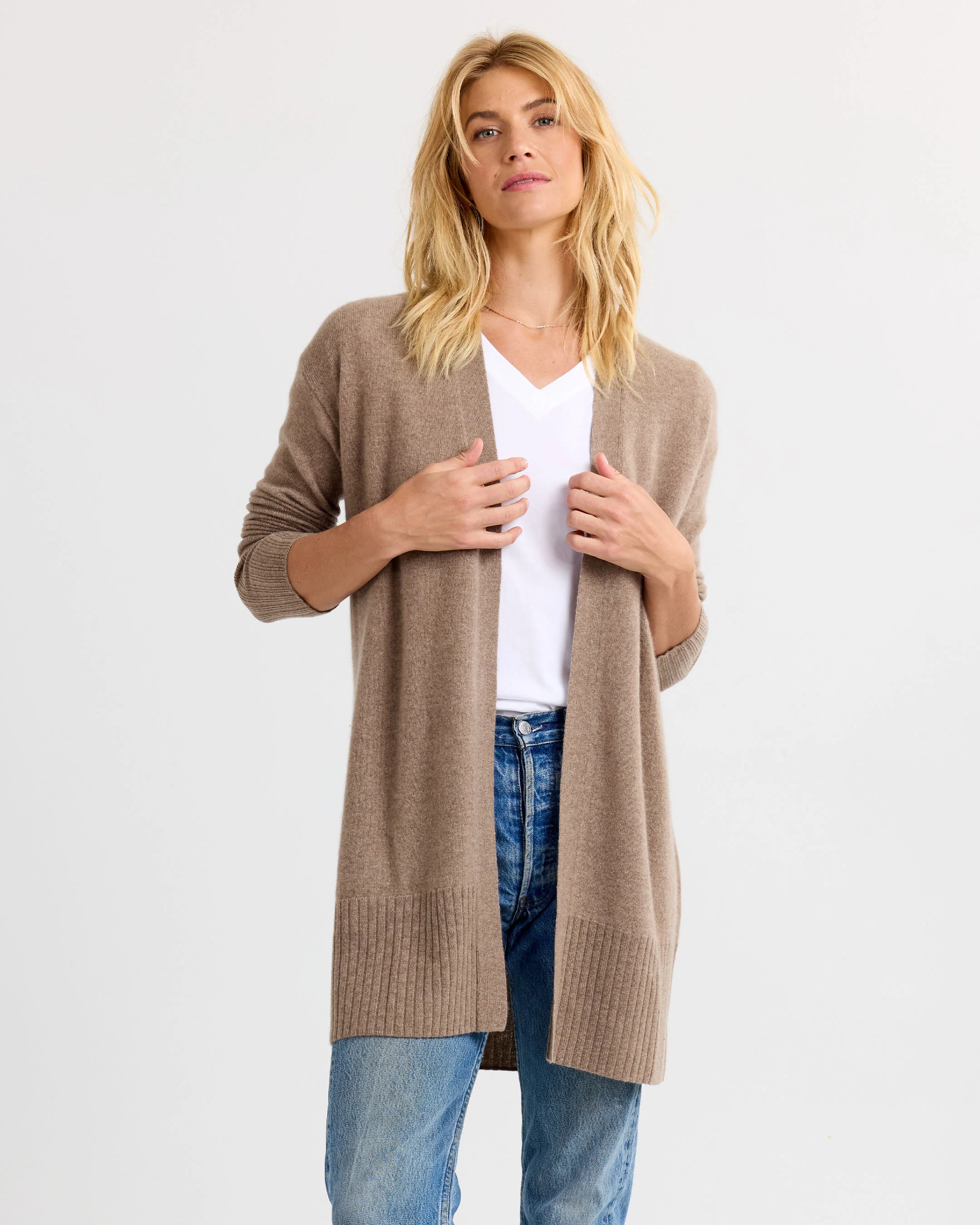 Long Cashmere Cardigan - Image 9